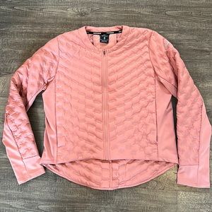 Nike AEROLOFT Running Jacket Women’s. Lt Pink Medium. Zip Front. Like New.